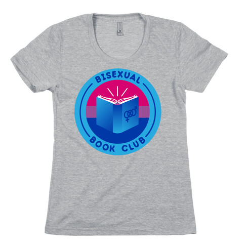 Bisexual Book Club Patch Womens T-Shirt