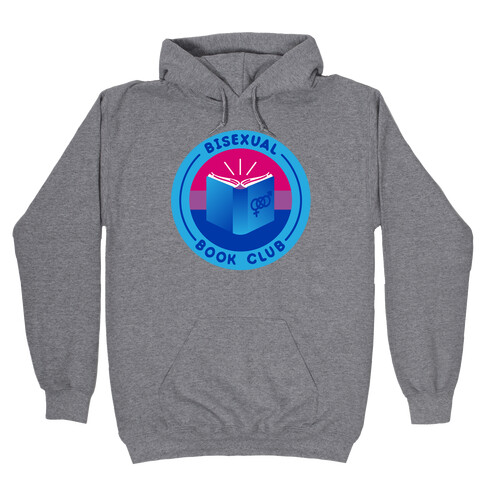 Bisexual Book Club Patch Hooded Sweatshirt