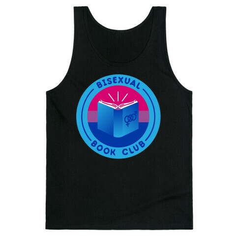 Bisexual Book Club Patch White Print Tank Top
