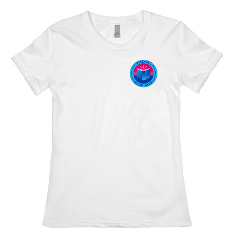 Bisexual Book Club Patch Version 2 Womens T-Shirt