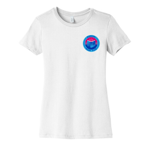 Bisexual Book Club Patch Version 2 Womens T-Shirt