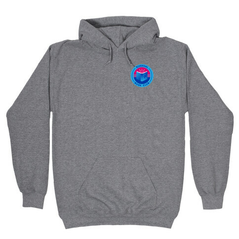 Bisexual Book Club Patch Version 2 Hooded Sweatshirt