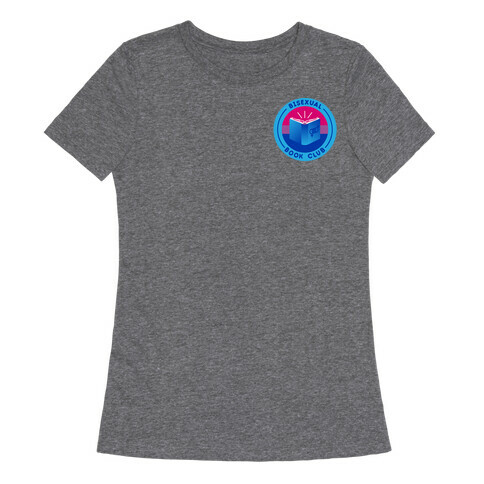 Bisexual Book Club Patch Version 2 White Print Womens T-Shirt