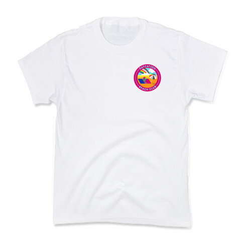 Gaycation Beach Club Patch Version 2 Kids T-Shirt
