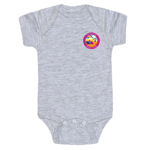 Gaycation Beach Club Patch Version 2 Baby One-Piece