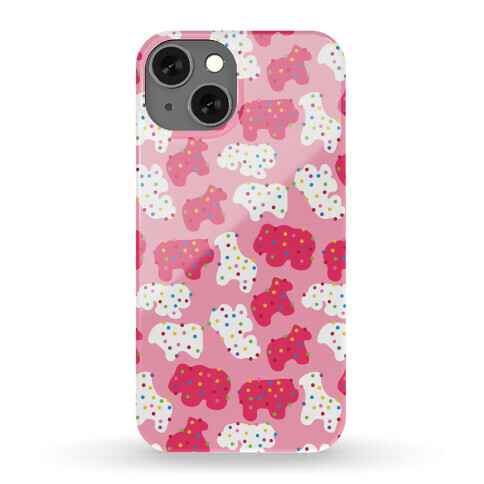 Frosted Animal Cracker Pattern Phone Case