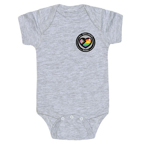 All Inclusive Pride Patch Baby One-Piece