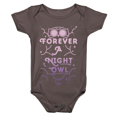 Forever A Night Owl Baby One-Piece