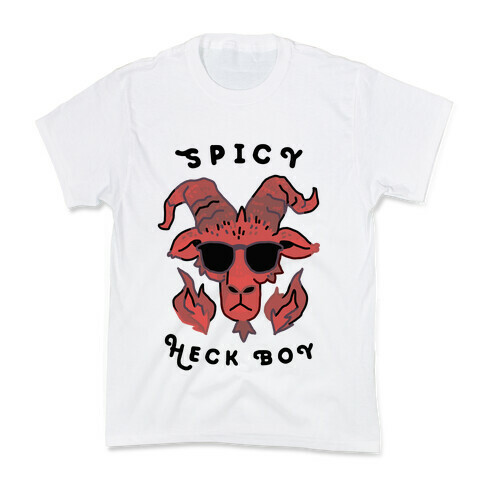 Spicy Heck Boy (With Cool Shades) Kids T-Shirt