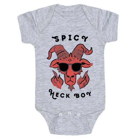 Spicy Heck Boy (With Cool Shades) Baby One-Piece