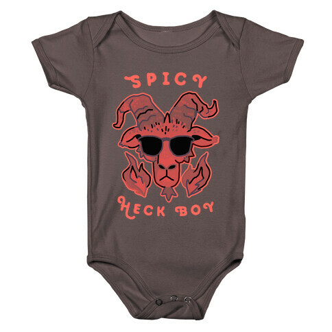 Spicy Heck Boy (With Cool Shades) Baby One-Piece