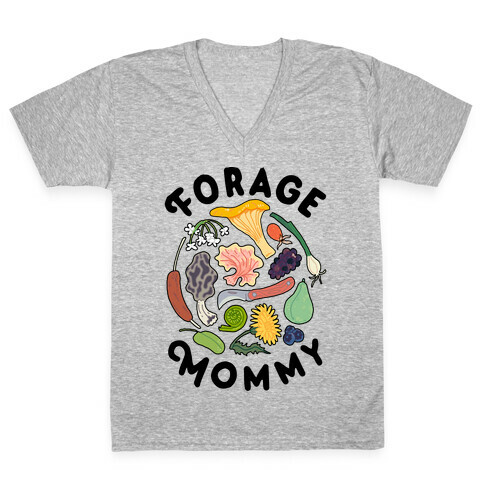 Forage Mommy V-Neck Tee Shirt