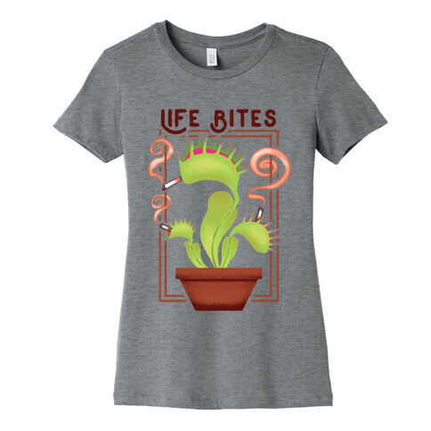 Life Bites Venus Flytrap Womens T-Shirt