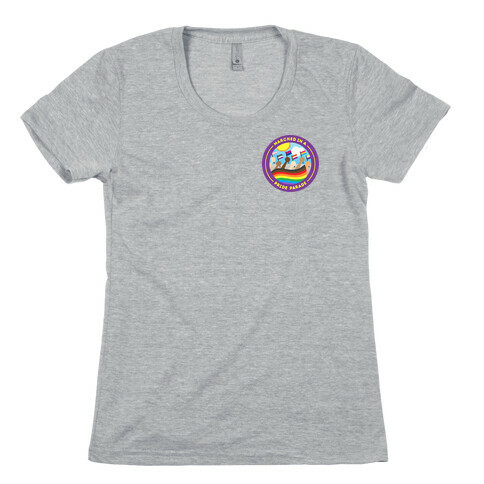 Marched In A Pride Parade Patch Version 2 Womens T-Shirt