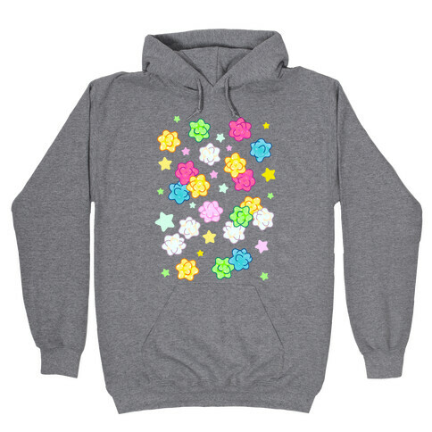 Konpeit Candy Star Pattern Hooded Sweatshirt