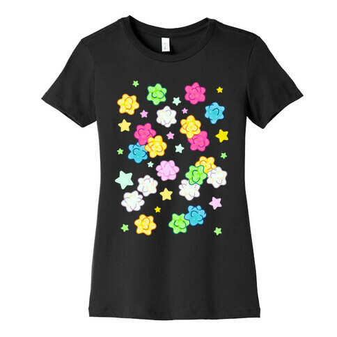 Konpeit Candy Star Pattern Womens T-Shirt