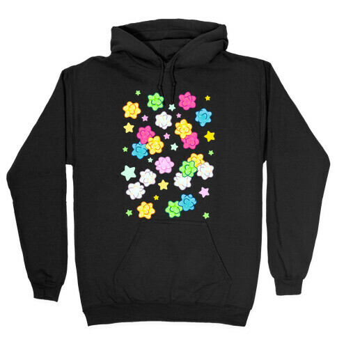 Konpeit Candy Star Pattern Hooded Sweatshirt