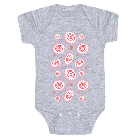 Narutomaki Pattern Baby One-Piece