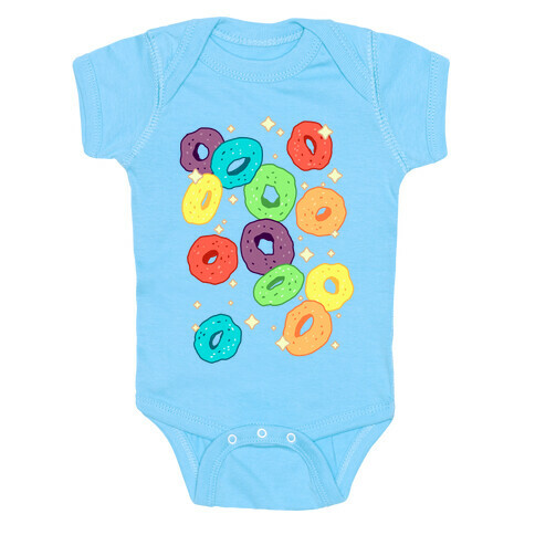 Spacey Fruity Cereal Baby One-Piece