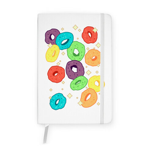 Spacey Fruity Cereal Notebook