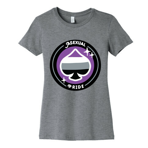 Asexual Pride Patch Womens T-Shirt