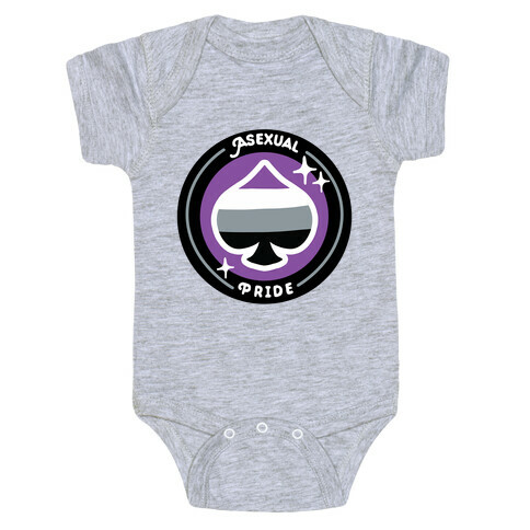 Asexual Pride Patch Baby One-Piece