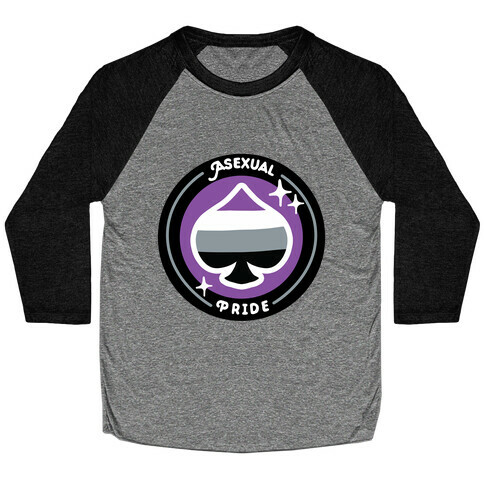 Asexual Pride Patch Baseball Tee