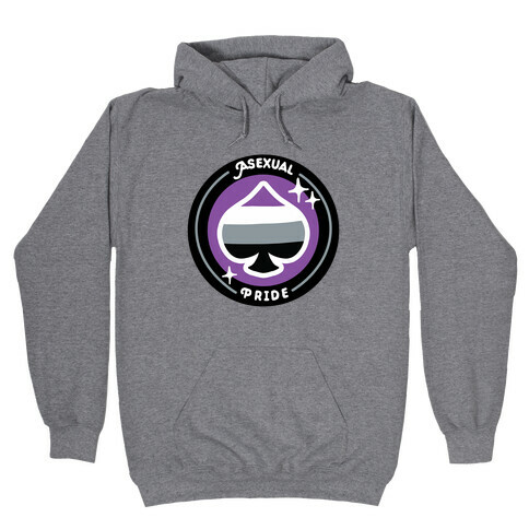 Asexual Pride Patch Hooded Sweatshirt