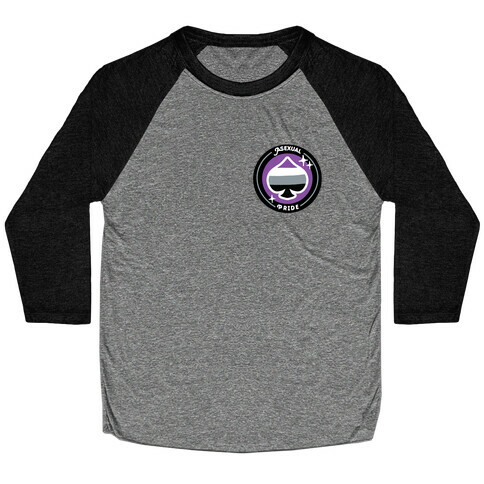 Asexual Pride Patch Baseball Tee