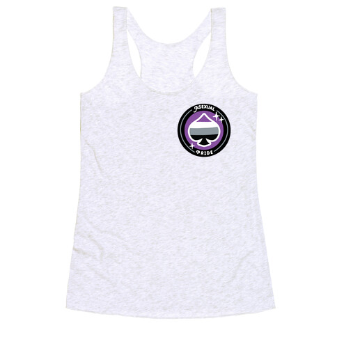 Asexual Pride Patch Racerback Tank Top