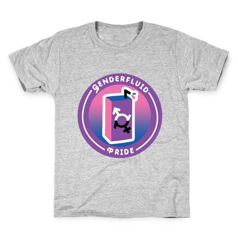 Genderfluid Pride Patch Kids T-Shirt