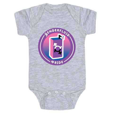 Genderfluid Pride Patch Baby One-Piece