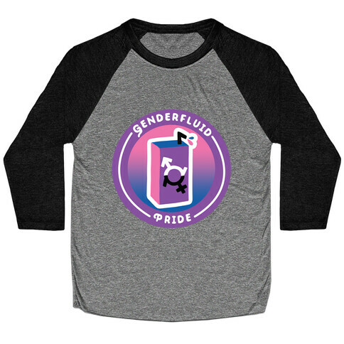 Genderfluid Pride Patch Baseball Tee