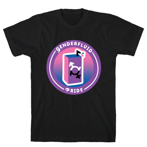 Genderfluid Pride Patch T-Shirt