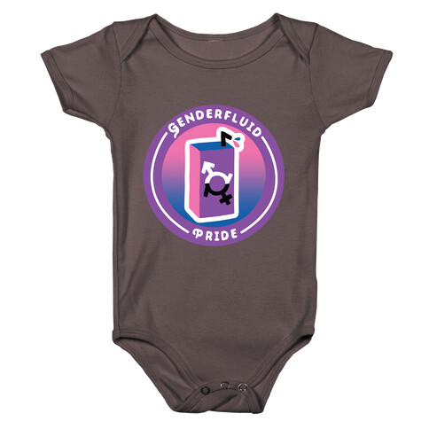 Genderfluid Pride Patch Baby One-Piece