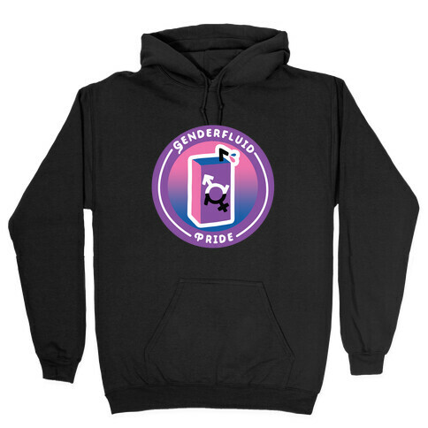 Genderfluid Pride Patch Hooded Sweatshirt