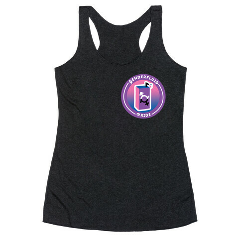 Genderfluid Pride Patch Racerback Tank Top