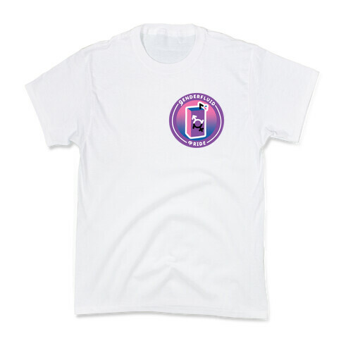 Genderfluid Pride Patch Kids T-Shirt