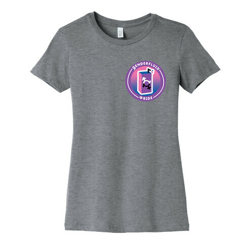 Genderfluid Pride Patch Womens T-Shirt