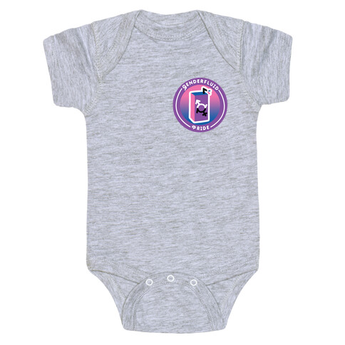 Genderfluid Pride Patch Baby One-Piece