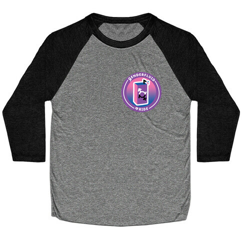 Genderfluid Pride Patch Baseball Tee