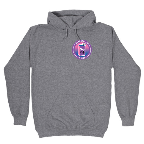 Genderfluid Pride Patch Hooded Sweatshirt