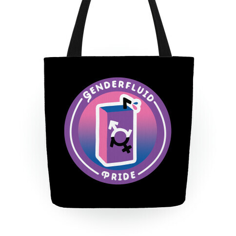 Genderfluid Pride Patch Tote