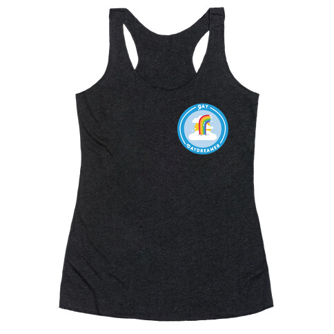 Gay Daydreamer Patch Racerback Tank Top