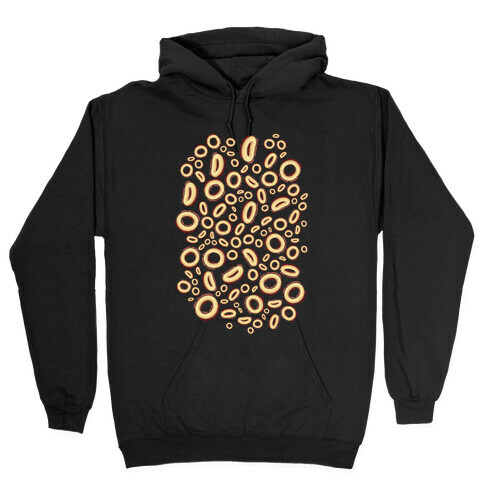 Spaghettios Pattern Hooded Sweatshirt