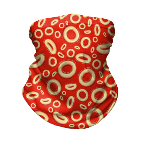 Spaghettios Pattern Neck Gaiter