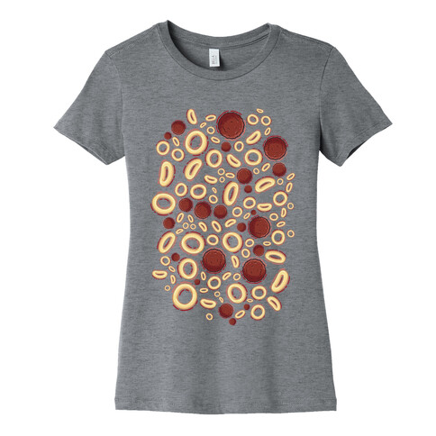 Spaghettios With Meatballs Pattern Womens T-Shirt