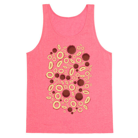 Spaghettios With Meatballs Pattern Tank Top