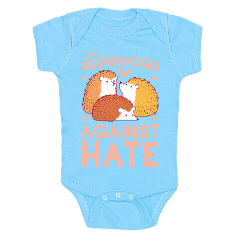 Hedgehogs Against Hate Baby One-Piece