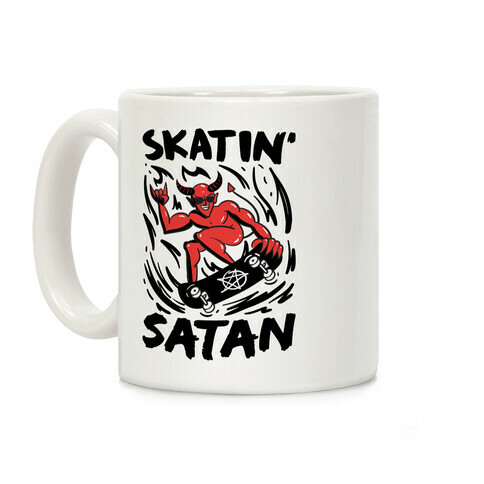 Skatin' Satan Coffee Mug